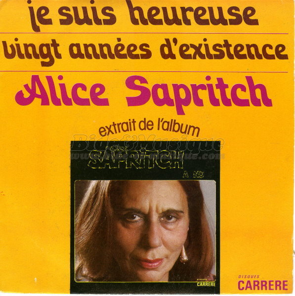 Alice Sapritch - Bide et Grosses ttes