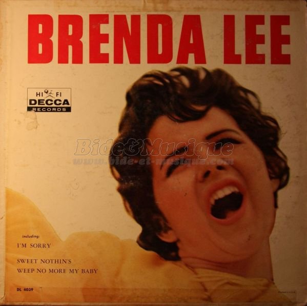 Brenda Lee - C'est l'heure d'emballer sur B&M