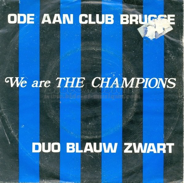 Duo Blauw Zwart - We are the champions