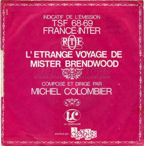 Michel Colombier - L'trange voyage de Mister Brendwood