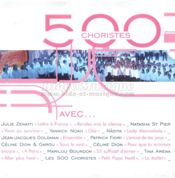 500 Choristes avec... - C'est la belle nuit de Nol sur B&M