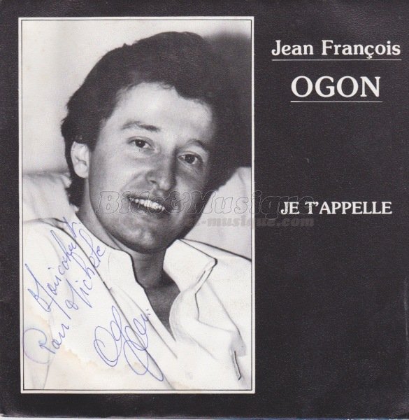 Jean-Fran%E7ois Ogon - Je t%27appelle