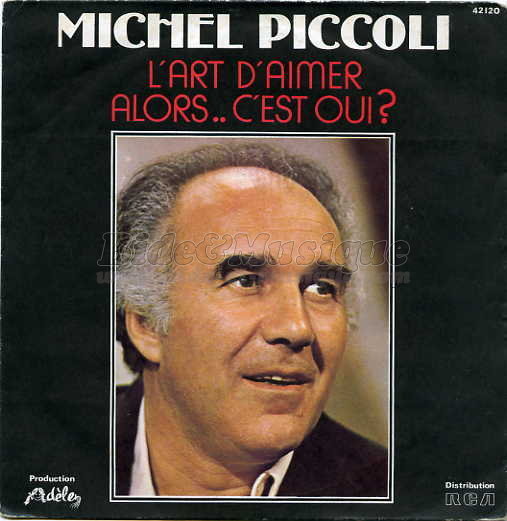 Michel Piccoli - Acteurs chanteurs, Les