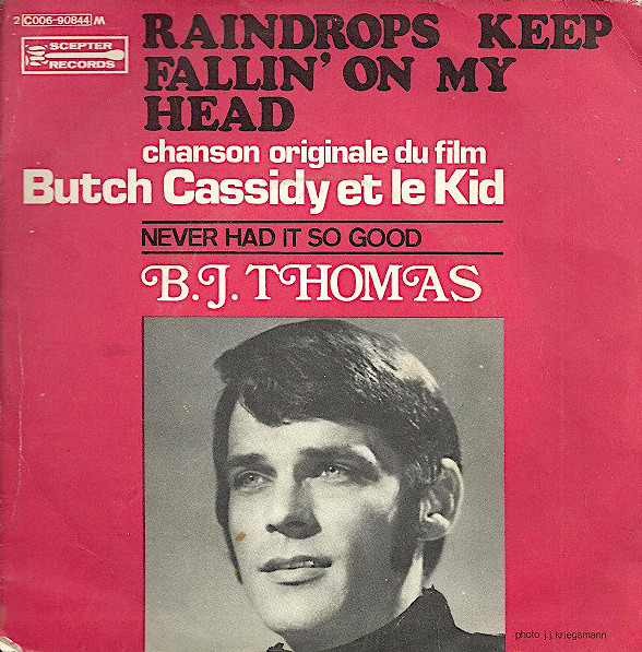 B.J. Thomas - Raindrops keep fallin' on my head