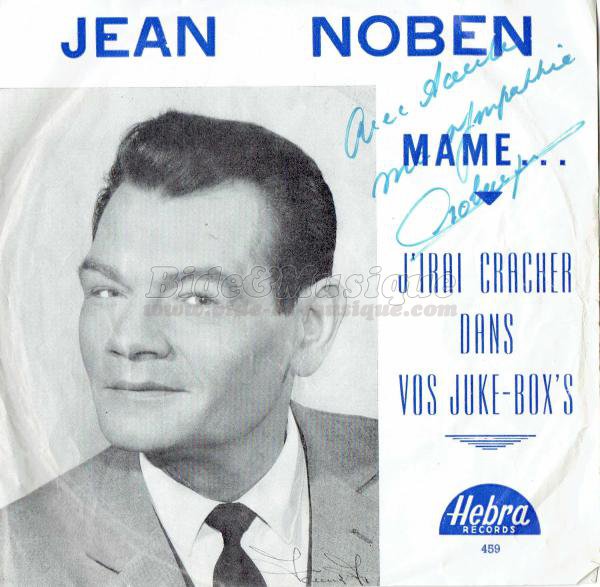 Jean Noben - J'irai cracher dans vos juke-box's
