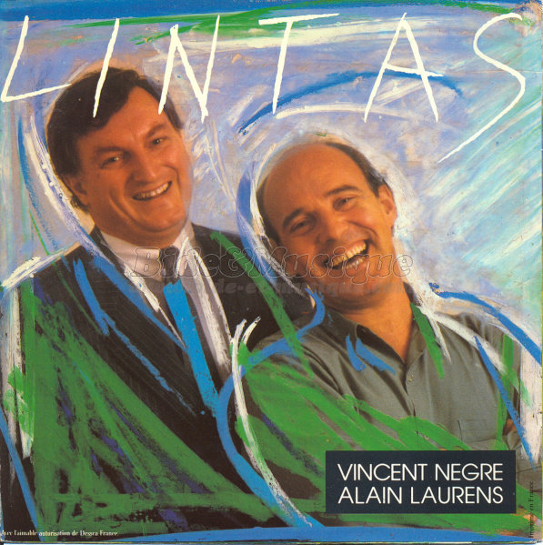 Vincent Negre et Alain Laurens - Lintas- Paris-compilation