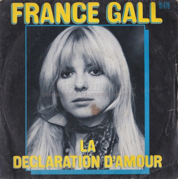 France Gall - La d%E9claration d%27amour