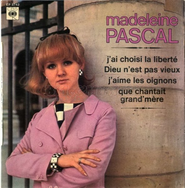 Madeleine Pascal - J'aime les oignons