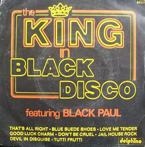 The king in black disco - That's all right - Blue suede shoes - Devil in disguise etc…