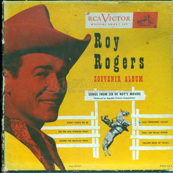 Roy Rogers - Yellow rose of Texas