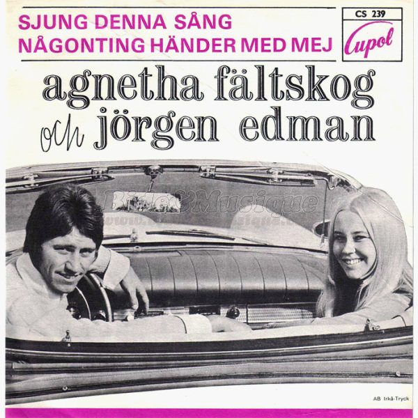 Agnetha Fltskog och Jrgen Edman - Sjung denna sng