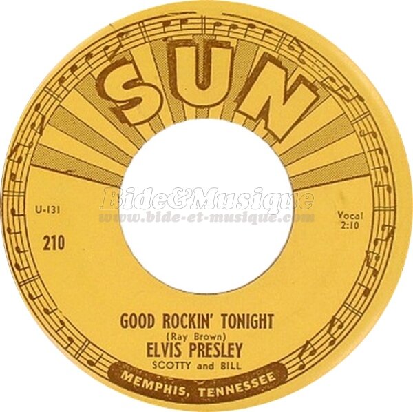 Elvis Presley, Scotty & Bill - Good rockin' tonight
