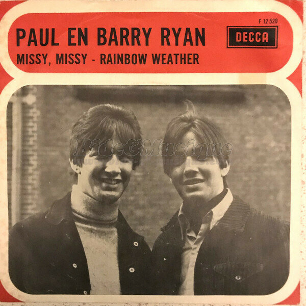 Paul and Barry Ryan - Missy Missy