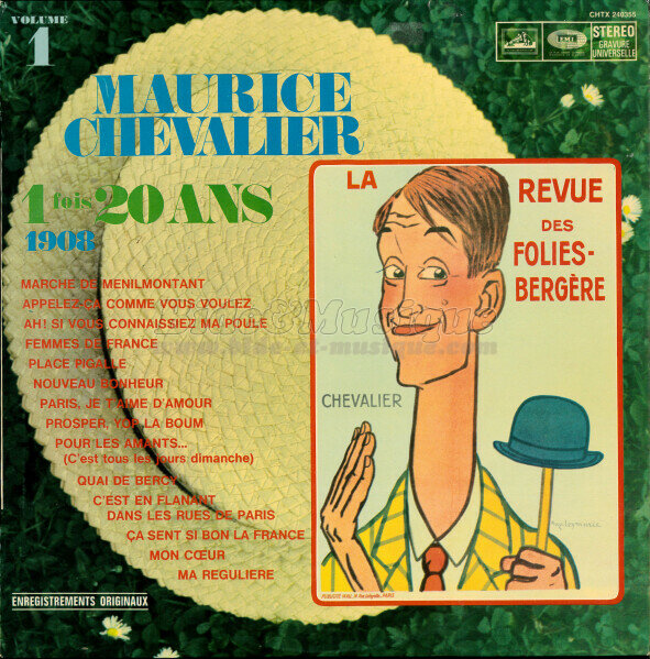 Maurice Chevalier - Bide  Paris