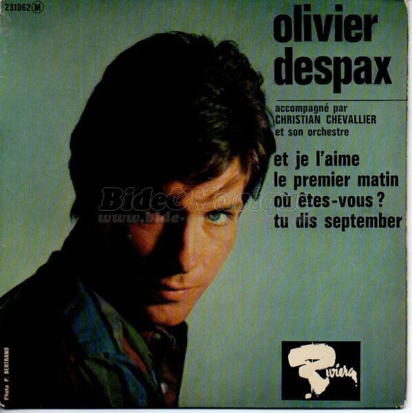 Olivier Despax - Et je l'aime