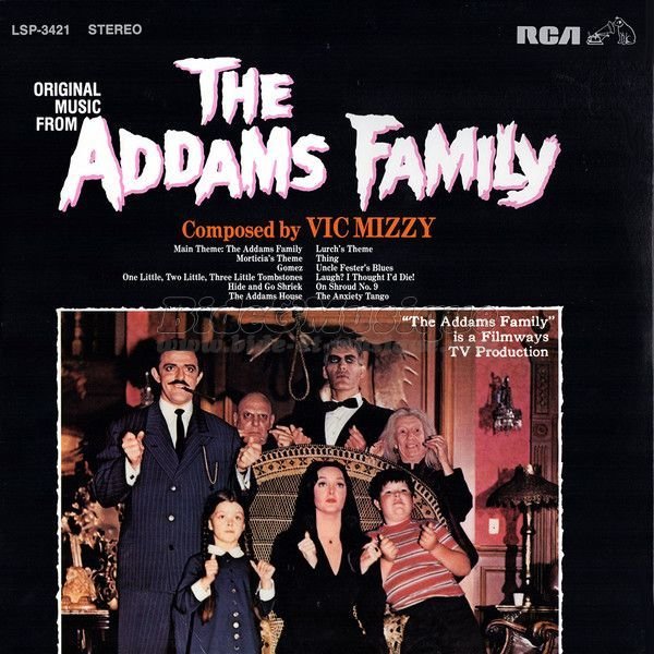 Vic Mizzy, his Orchestra and Chorus - The Addams Family (gnrique de la srie)