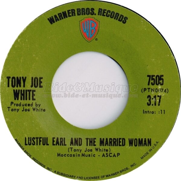 Tony Joe White - Lustful Earl and the married woman