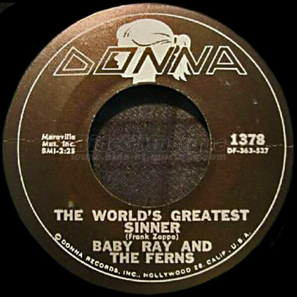 Baby Ray & the Ferns - The World's greatest sinner