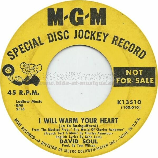 David Soul - I will warm your heart