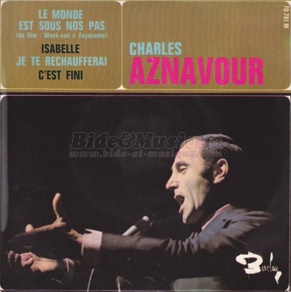 Charles Aznavour - Je te rchaufferai