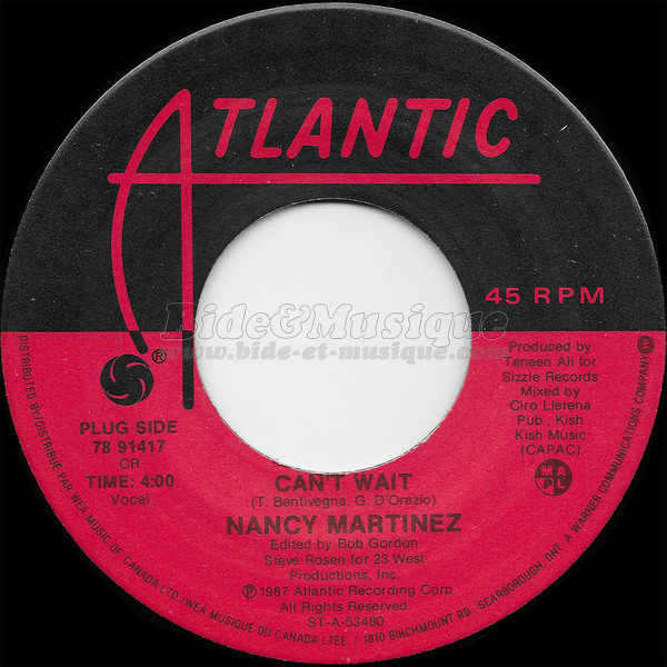 Martinez Nancy - Can't Wait