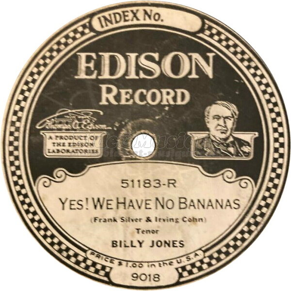Billy Jones - Yes, we have no bananas