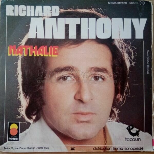 Richard Anthony - B&M chante votre prnom