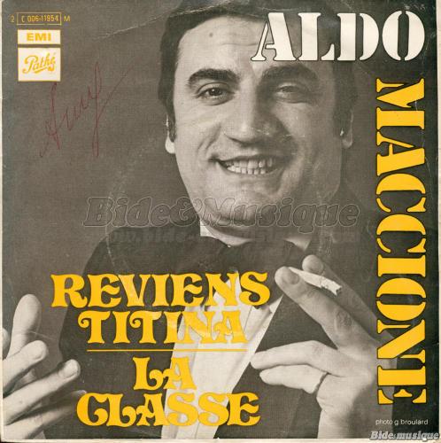 Aldo Maccione - Acteurs chanteurs, Les