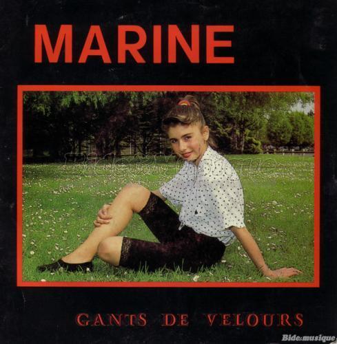 Marine (2) - Gants de velours