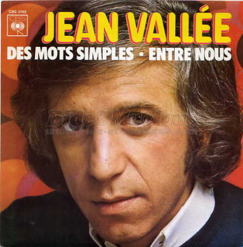 Jean Valle - Des mots simples