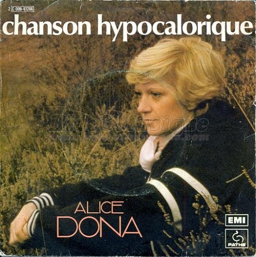 Alice Dona - Chanson hypocalorique