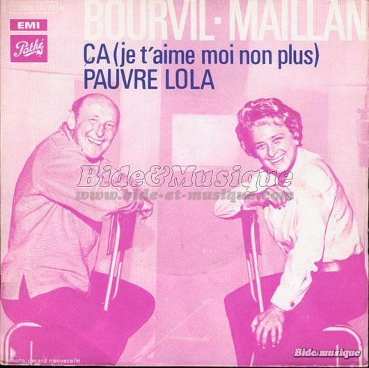 Bourvil et Jacqueline Maillan - Acteurs chanteurs, Les