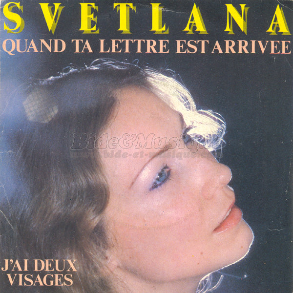 Svetlana - Quand ta lettre est arrive