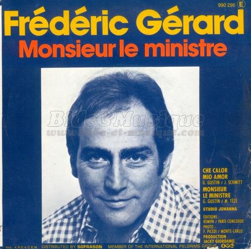 Frdric Grard - Monsieur le ministre
