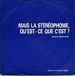 Pochette de Pierre Hi�gel - Mais la st�r�ophonie, qu'est-ce que c'est&nbsp;? (Face B extrait)