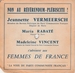 Pochette de La voix du parti communiste Franais - Jeannette Vermeersch