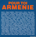 Pochette de Aznavour pour l'Armnie - Pour toi Armnie