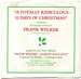 Pochette de Frank Welker with the John Bahler Singers - A totally ridiculous 12 days of Christmas