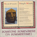 Pochette de Simple Minds - Someone, somewhere in summertime