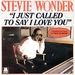 Pochette de Stevie Wonder - I just called to say I love you