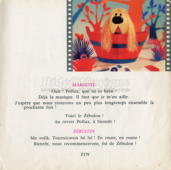 Figurine Polux Du Manège Enchanté Par Serge Danot, ORTF 1965, Vintage