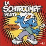 La pochette de l'album (Les Schtroumpfs - La Schtroumpf Party)