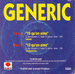 Le verso de la pochette : (Generic - 10 qu'on aime)