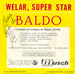 Le verso de la pochette : (Baldo - Welar, super star)