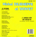 verso de la pochette : (Tatayet - Le Kitching)