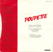 Le verso de la pochette : (Poupette - Baby-sitting)