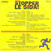 Le verso de la pochette : (Robert Closset - Stopper le sida)