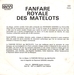  (La Fanfare Royale des Matelots - Art et libert�)