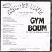 Le dos de la pochette (Gym Boum - Aroblique)