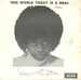Une pochette alternative : (Donna Hightower - This world today is a mess)
